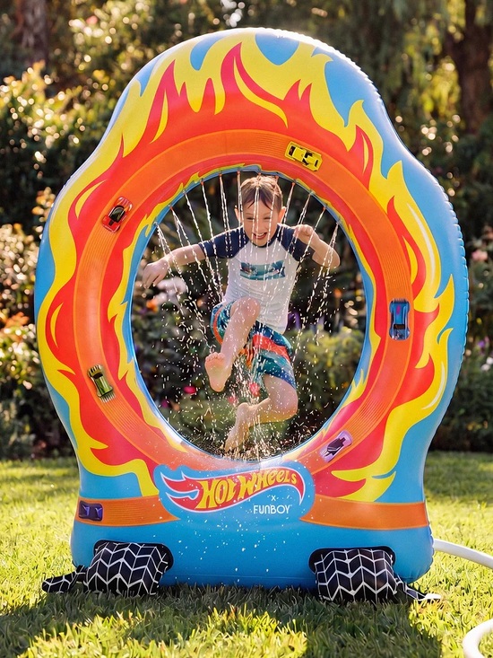 Fun boy Other - Kids Inflatable Blue & Orange Flame Splash Ring - Funboy